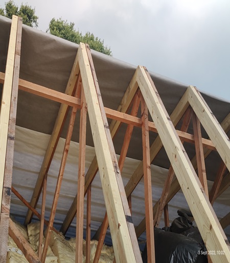 REINFORCEMENT OF OLD RAFTERS - Acquaproof Roofing Limited Acquaproof Roofing